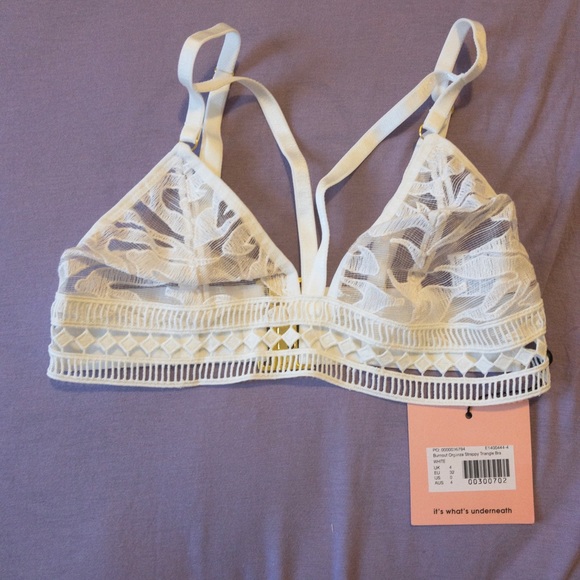 Missguided Lingerie Organza strappy triangle bra - Picture 3 of 4